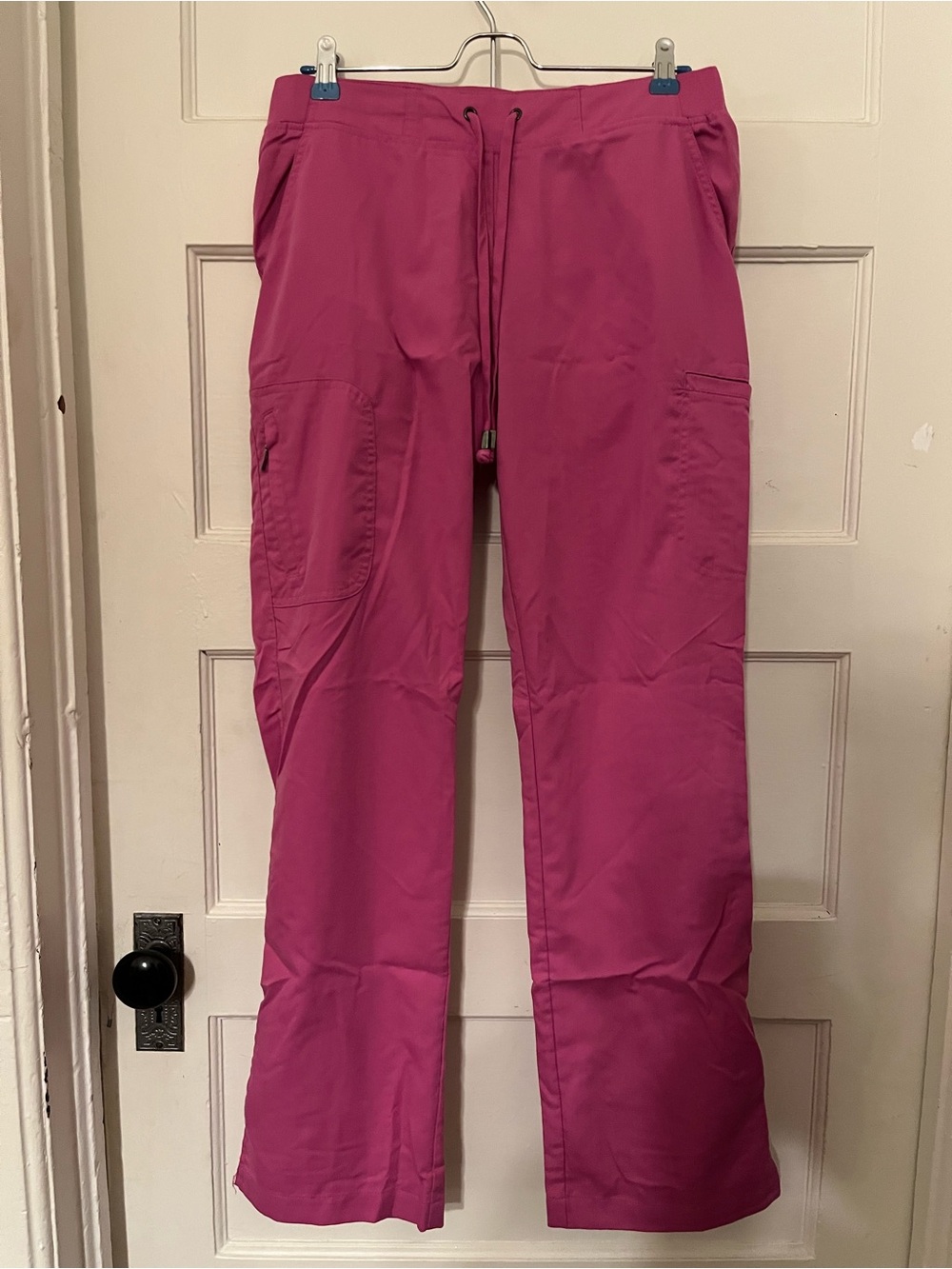 Grey's Anatomy Hot Pink Scrub Pants with Patch Logo